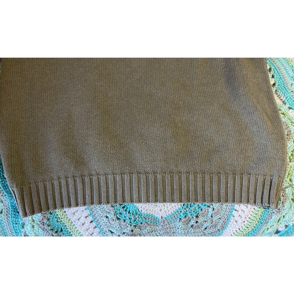 Vintage Polo Ralph Lauren Cotton V-Neck Knit Sweater Old Money, Y2K, Preppy XL - Picture 7 of 9